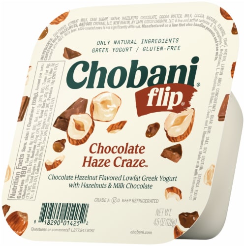 Chobani® Flip® Low-Fat Chocolate Haze Craze™ Hazelnut Greek Yogurt Perspective: left