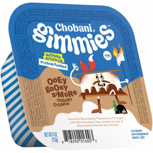 Chobani Gimmies Ooey Gooey S'More Yogurt Crunch Perspective: left
