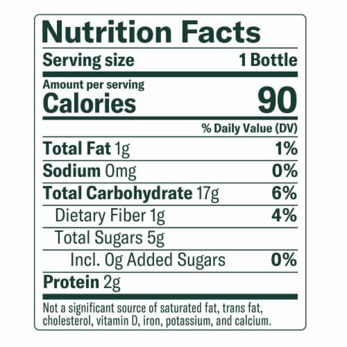 Chobani Probiotic Cherry Hibiscus Tea Plant-Based Drink Perspective: left