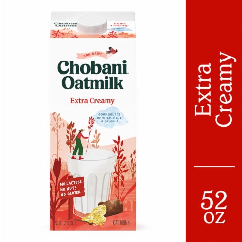 Chobani® Dairy Free Extra Creamy Oat Milk Perspective: left