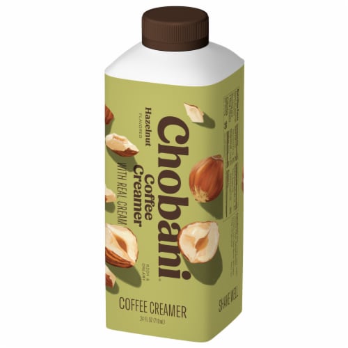 Chobani Hazelnut Coffee Creamer Perspective: left