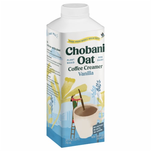 Chobani® Oat Vanilla Coffee Creamer Perspective: left