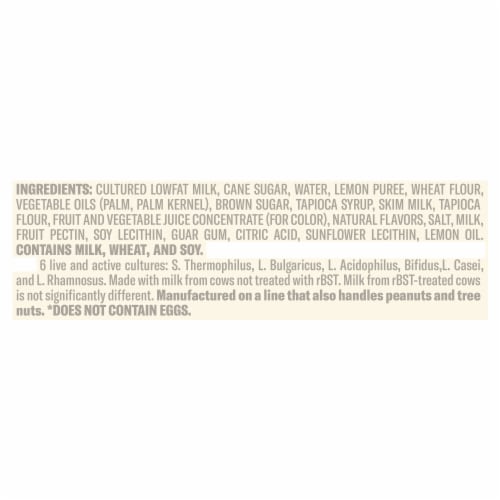 Chobani® Flip® Low-Fat Lemon Meringue Pie Greek Yogurt Perspective: left