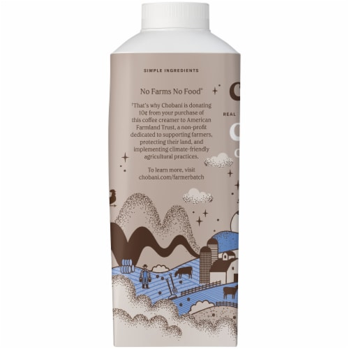 Chobani® Cookies & Cream Farmer Batch Coffee Creamer Perspective: left