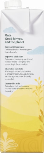 Chobani Oat Milk Plain Barista Edition Oat Drink Perspective: left