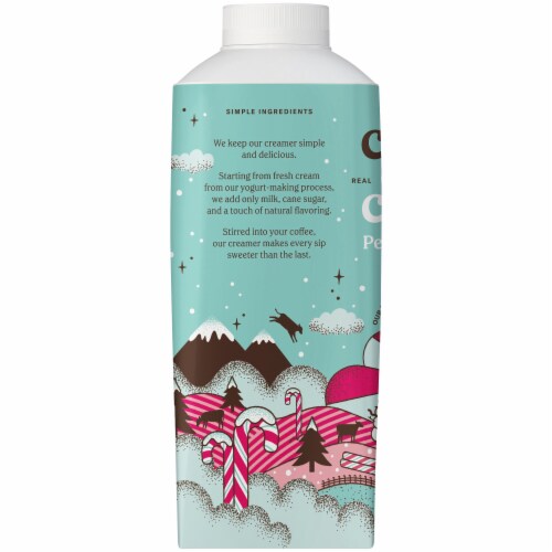 Chobani® Peppermint Mocha Coffee Creamer Perspective: left
