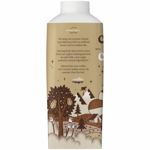 Chobani S'mores Flavored Coffee Creamer Perspective: left