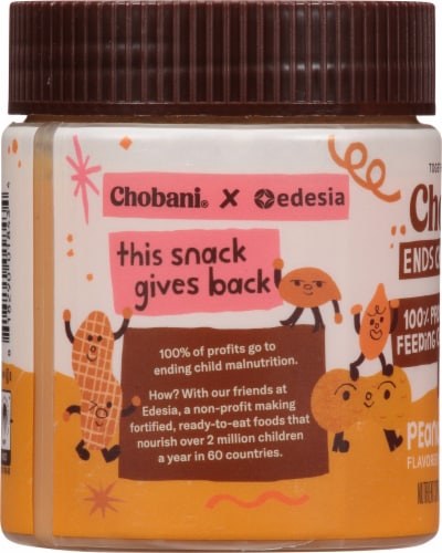 Chobani™ Plain Peanut Butter Flavored Nutrient Spread Perspective: left