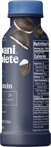 Chobani® Complete Cookies & Cream Protein Greek Yogurt Drink Perspective: left