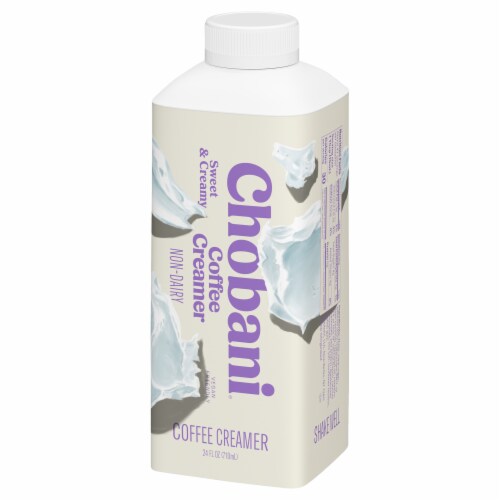 Chobani® Plant-Based Sweet & Creamy Coffee Creamer Perspective: left