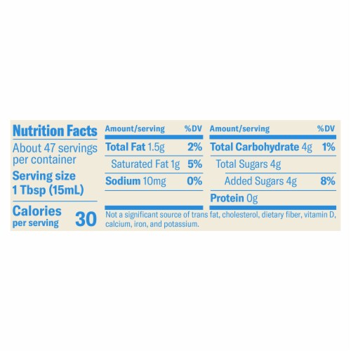 Chobani® Plant-Based French Vanilla Coffee Creamer Perspective: left