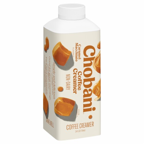 Chobani® Plant-Based Caramel Macchiato Coffee Creamer Perspective: left