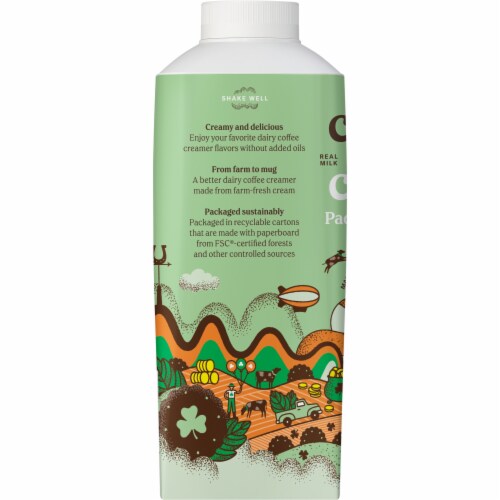 Chobani® Paddy's Lucky Batch Mint Cookie Coffee Creamer Perspective: left