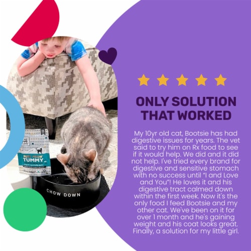 I and Love and You Feed Meow, Tummy Formula with Tuna and Pumpkin, 3 oz Perspective: left