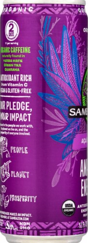 Sambazon Amazon Energy® Original Acai Berry Energy Drink Perspective: left