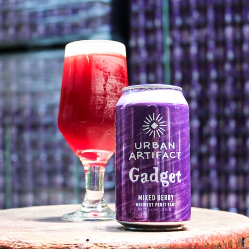Urban Artifact Gadget Mixed Berry Fruit Beer Perspective: left