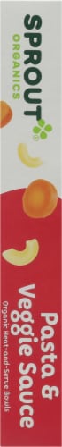 Sprout Organic Pasta & Veggie Sauce Baby Food Perspective: left