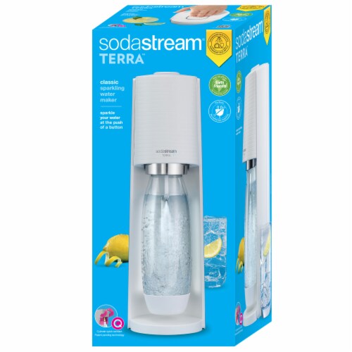 SodaStream® Terra White Sparkling Water Maker Perspective: left