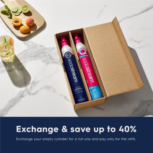 SodaStream® Quick Connect CO2 Exchange Cylinder, 1 ct - King Soopers SodaStream® Quick Connect CO2 Exchange Cylinder, 1 ct - King Soopers