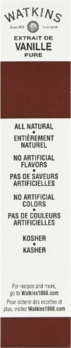 Watkins Pure Vanilla Extract 2 fl.oz. Perspective: left