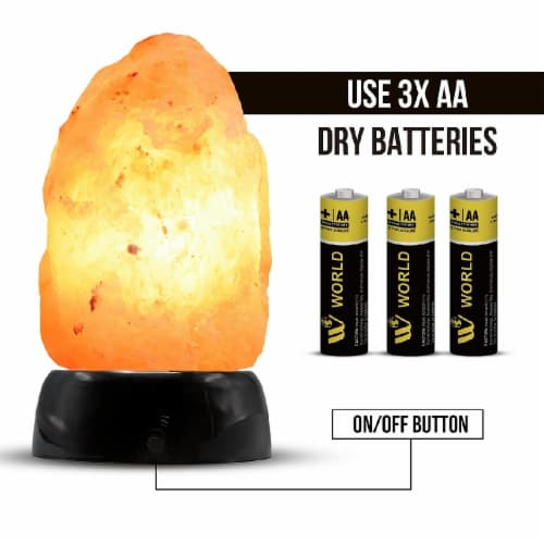 Himalayan Glow Salt Silhoutte Lamp - Heart Perspective: left