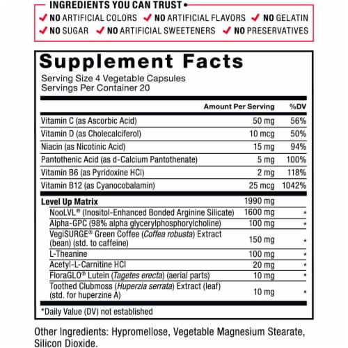 Force Factor® Forebrain® Pro Gamer Capsules Perspective: left