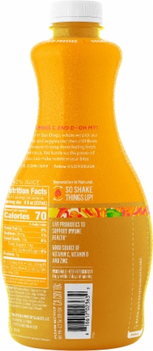 Suja Organic Citrus Immunity Cold-Pressed Juice Perspective: left