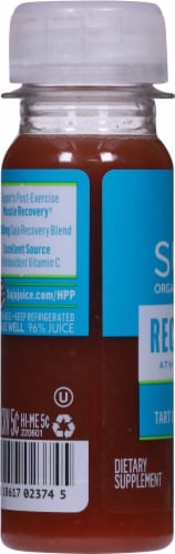 Suja Organic® Tart Cherry and Beat Recovery Shot Perspective: left