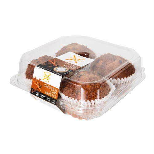 Antonina's Gluten Free Cinnamon Chip Muffins Perspective: left