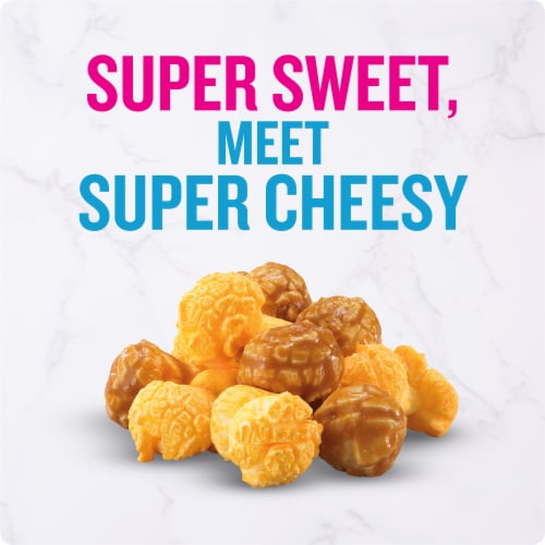 Angie's Boomchickapop Caramel & Cheddar Popcorn Mix Perspective: left