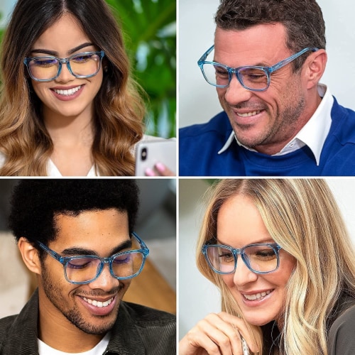 Readerest Light Blue Reading Glasses Anti Glare UV Protect Stylish 2.75 Gerbes Super Markets