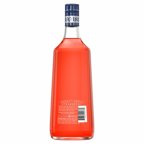 1800 The Ultimate Margarita Strawberry Prepared Cocktails Ready To Serve Perspective: left