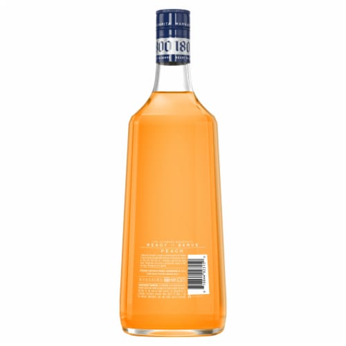 1800® The Ultimate Margarita Peach Prepared Cocktails Ready To Serve Perspective: left