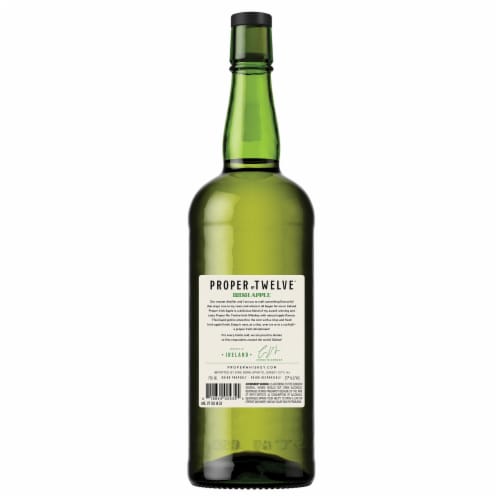 Proper No. Twelve Irish Apple Flavored Whiskey Perspective: left
