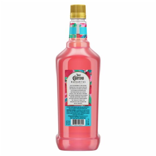 Jose Cuervo Authentic Margarita Raspberry Colada Ready To Serve Prepared Cocktails Perspective: left