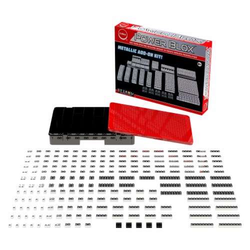 Power Blox Metallic Building Blocks Add on Set Perspective: left