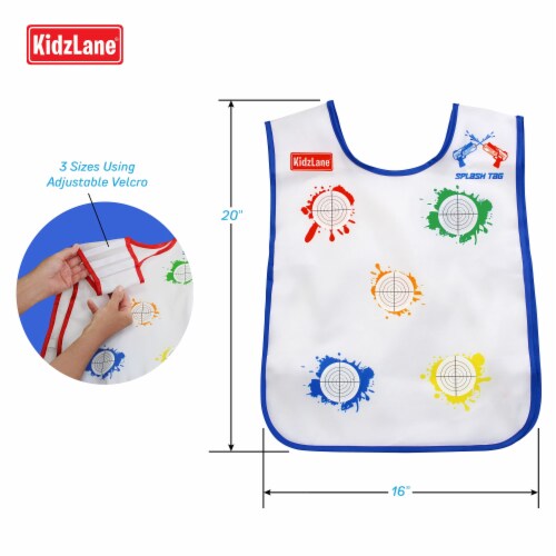 Kidzlane Water Guns & Vests | Fun Outdoor Water Toy for Kids | Summer Activity Ages 3-8 Perspective: left
