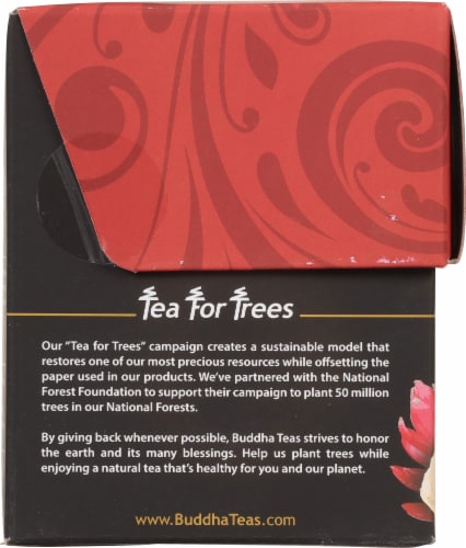Buddha Teas® Ginger Root Tea Perspective: left