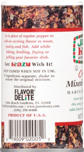 Jane's Krazy Mixed-Up Sweet Lime Pepper Seasoning, 2.5 oz