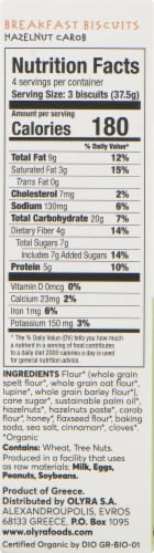 Olyra Hazelnut Carob Breakfast Bars Perspective: left