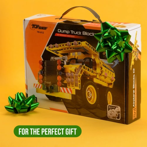 Top Race 2 in 1 Building Set 361 Pieces Dump Truck Airplane 11.81 H 11.81 L 0.39 W Food 4 Less