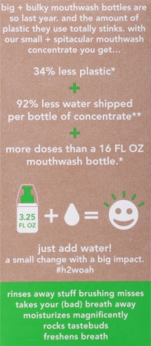 Hello® Fresh Mint Mouthwash Perspective: left