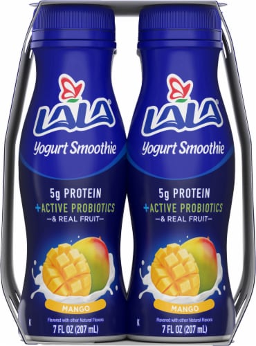 LaLa® Mango Probiotic Yogurt Smoothies Perspective: left
