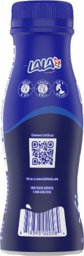 LaLa® Pina Colada Flavored Probiotic Yogurt Smoothie Perspective: left