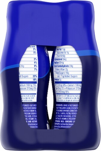 LaLa® Wild Strawberry Probiotic Yogurt Smoothies 10 Count Perspective: left