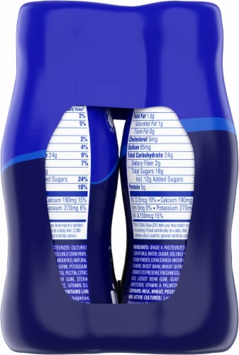 LaLa® Pecan Cereal Probiotic Yogurt Smoothies Perspective: left