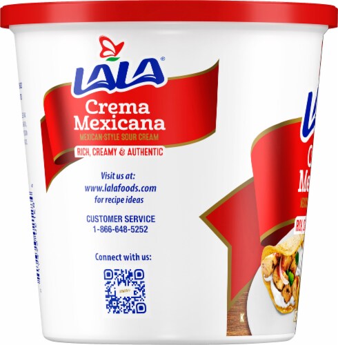 LaLa Mexican Style Sour Cream Perspective: left