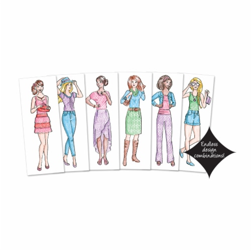 Fashion Plates Deluxe Mix & Match Fashion Drawing Kit