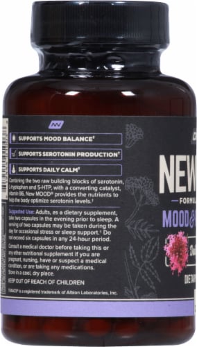 Onnit New Mood Dietary Supplement Tablets Perspective: left