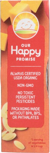 HappyBaby® Organic Pumpkin & Tomato Paella Baby Food Perspective: left